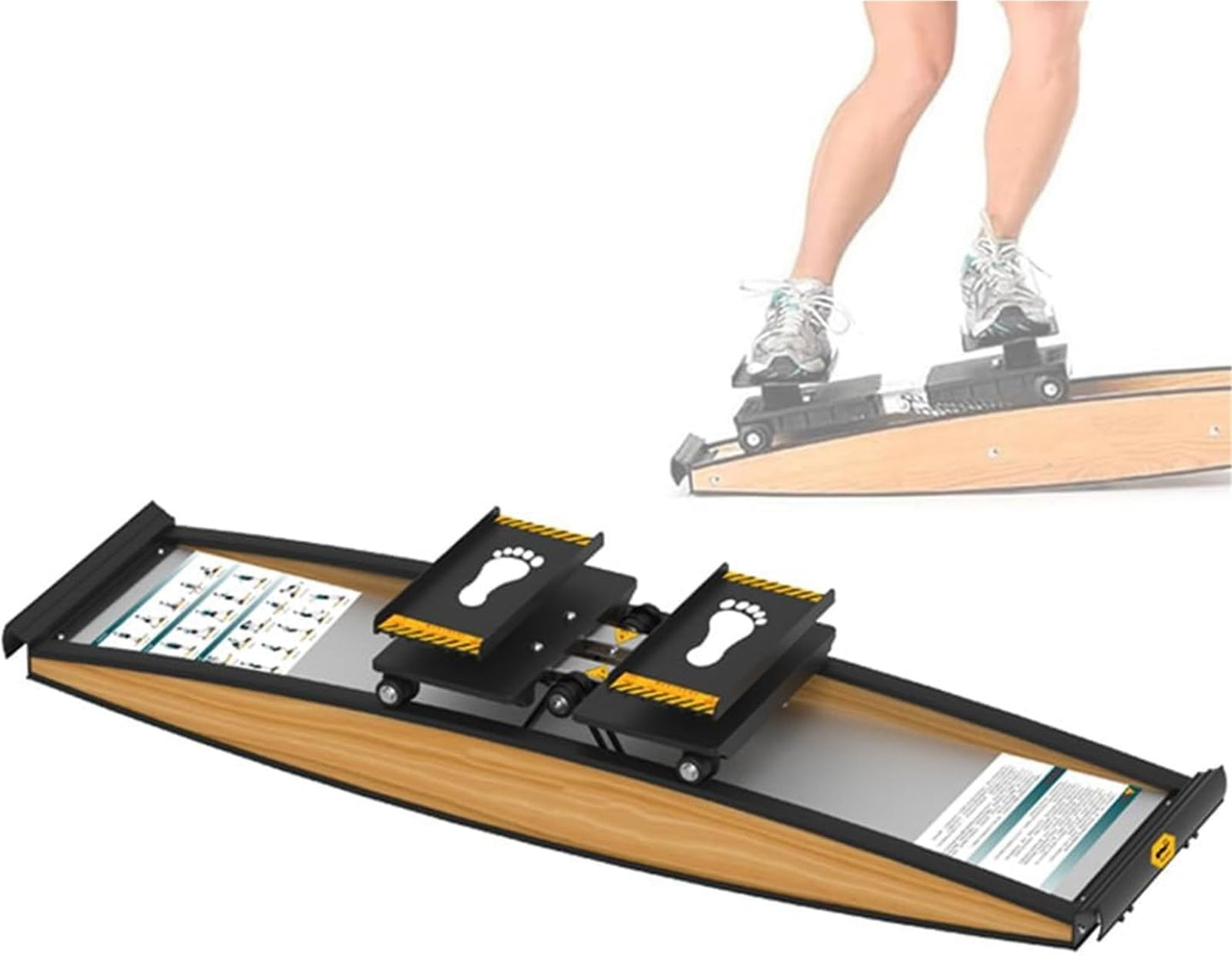 Ski Simulator，Ski Machine， Professional Indoor Fitness Equipment 150kg Load-Bearing 0-100kg Adjustable Resistance
