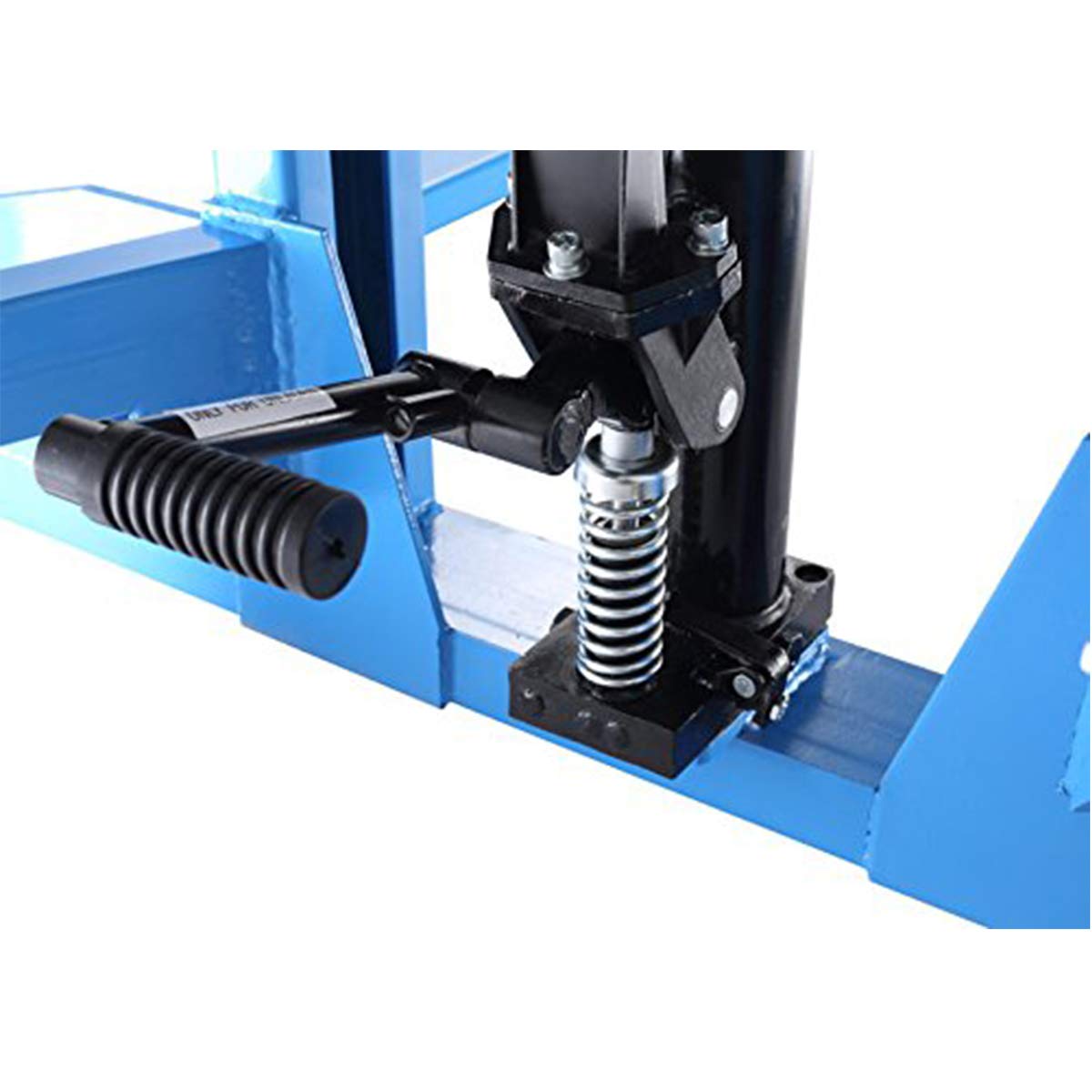 DAZONE Manual Forklifts & Pallet Stackers, Hand Pump Operated Lift Trucks Easy Lifting of Lighter Loads 2200LBs in Small Warehouses/Light Industrial Environments MAX 63" Lift Height
