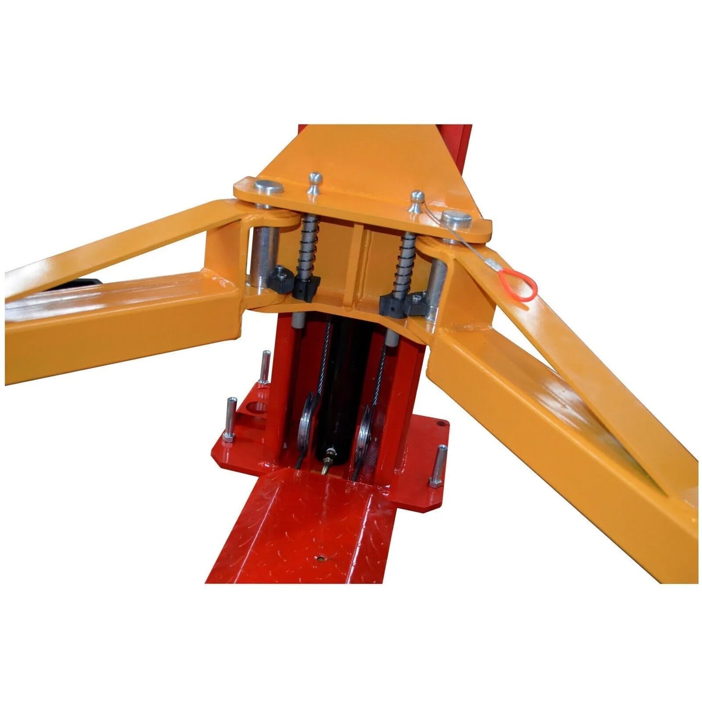 KATOOL 10000lbs 2 Posts Lift Auto Lift KT-H100 Shop Home auto lift car lift Floor Plate Auto Hoist, 112*18*36inch, Red