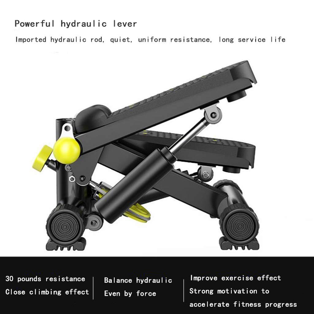 ZHCWEP Mini-Stepper Swing Stepper Mini Stepper,Fitness Stair Stepper - Portable Twist Stair Stepper,Fitness Exercise Machine Durable & LCD Display and Comfortable Foot Pedals