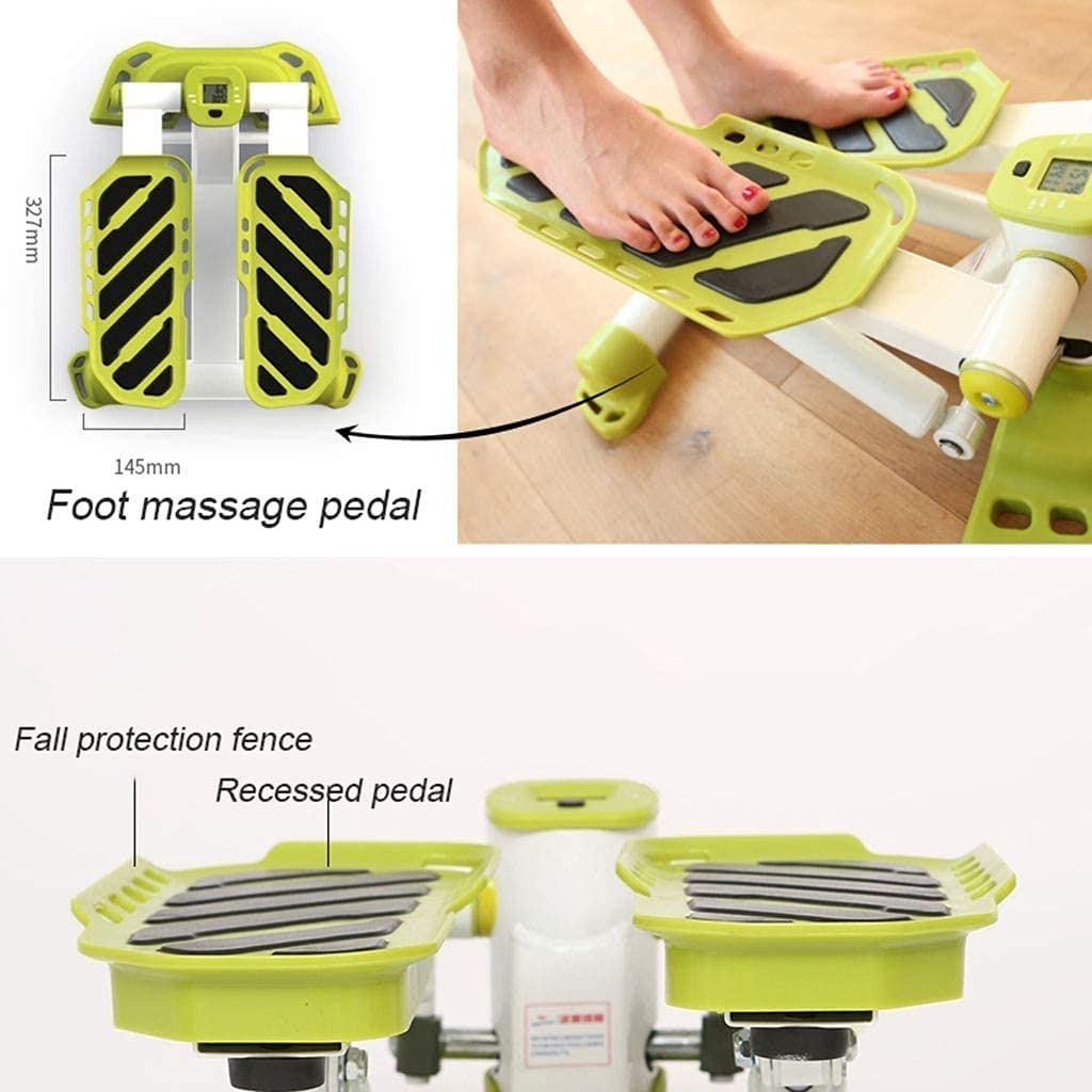 Mini Stepper,Fitness Stair Stepper Portable Twist Stair Stepper Adjustable Resistance,Fitness Exercise Machine with Resi