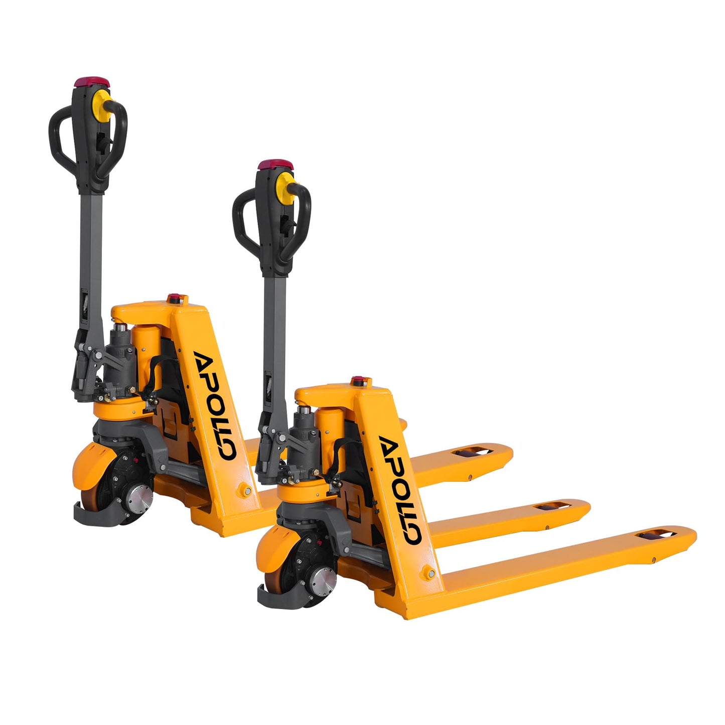 APOLLOLIFT Electric Pallet Jack Truck, 3300Lbs Capacity Powered Pallet Truck 48" x 27" Forks, Lithium Battery Pallet Lift with Multi-Function Handle 2PC