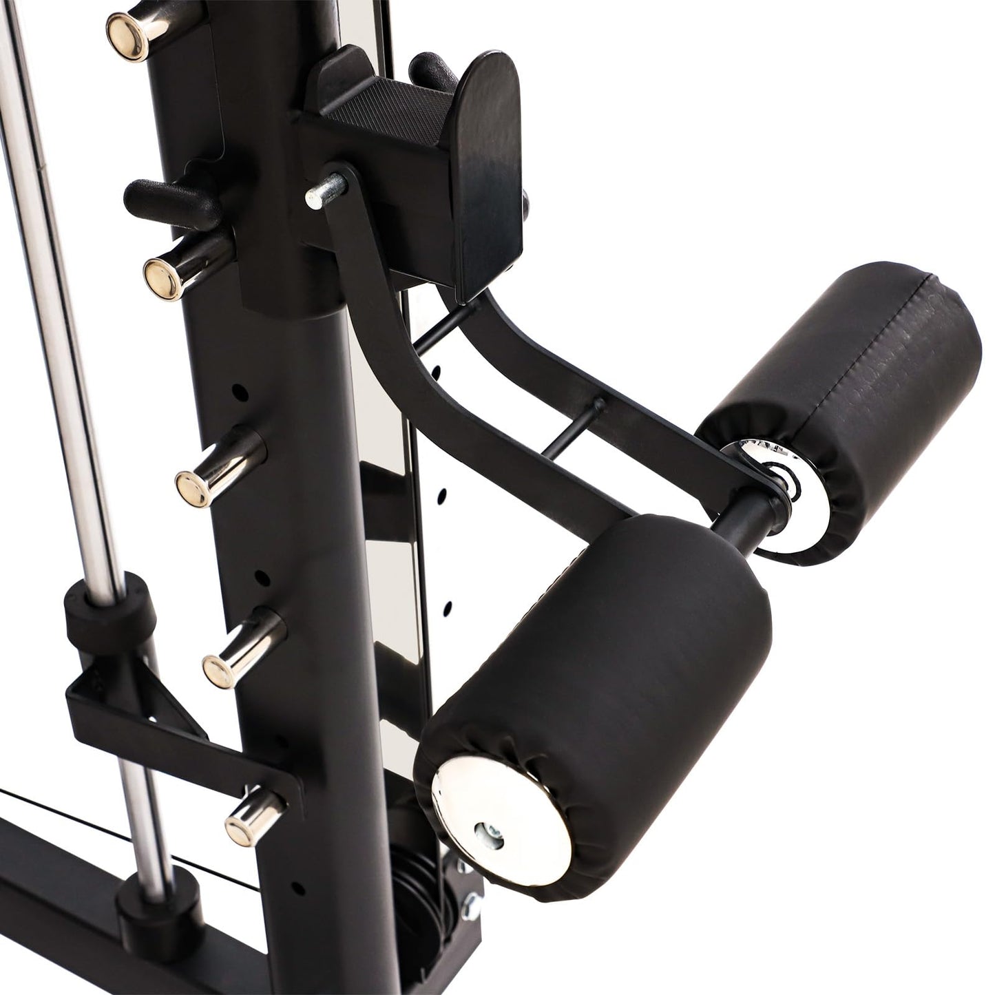 Altas Strength Home Gym Equipment Smith Machine with Pulley System Gym Squat Rack Pull Up Bar Upper Body Strength Training Leg Developer Light Commercial Fitness Equipment Included Accessories 3000Y