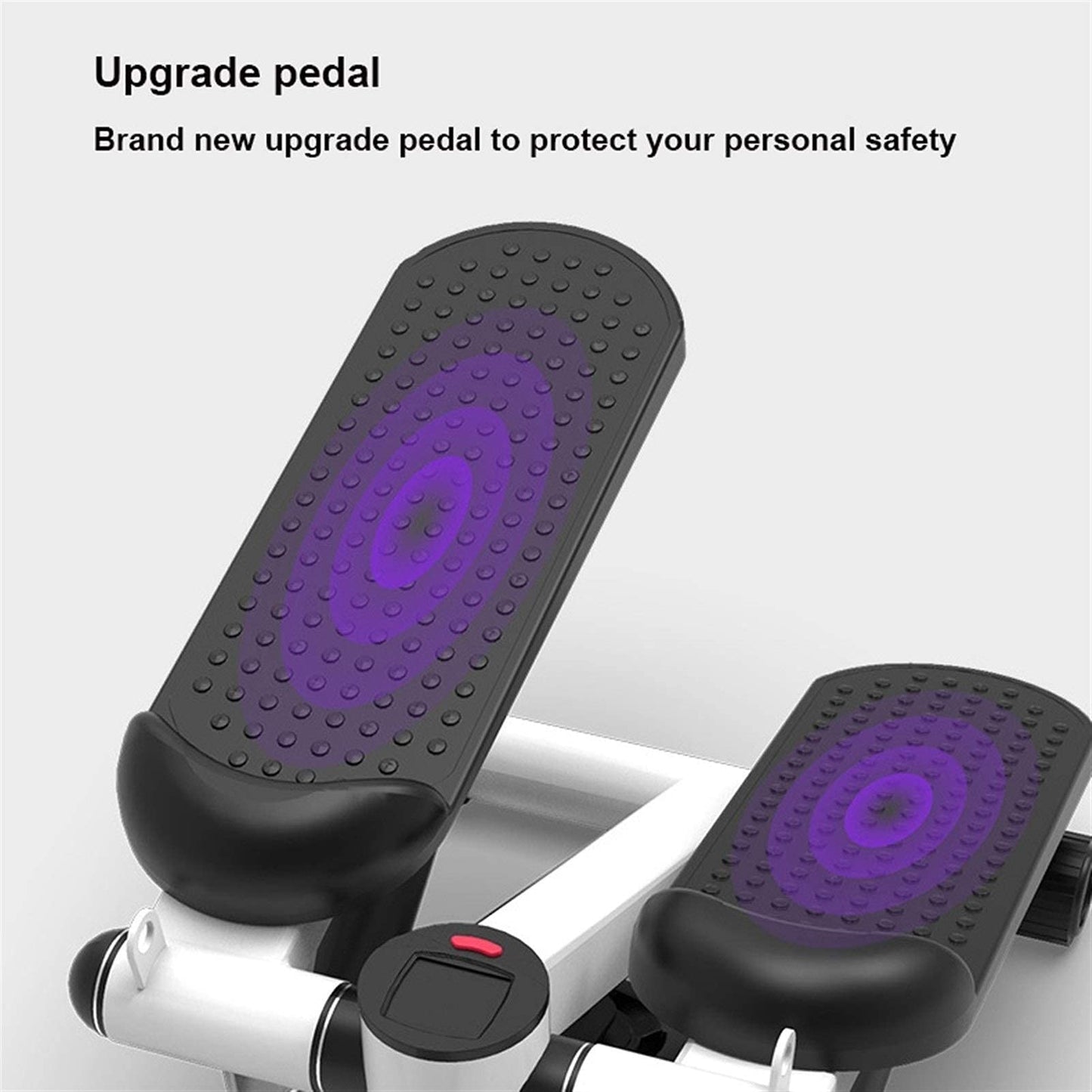 ZHCWEP Mini-Stepper Swing Stepper Multifunctional Stepper Small Step Machine Home Mute Twist Stair Stepper Fitness Equipment for Men and Women with Resistance Bands Efficency