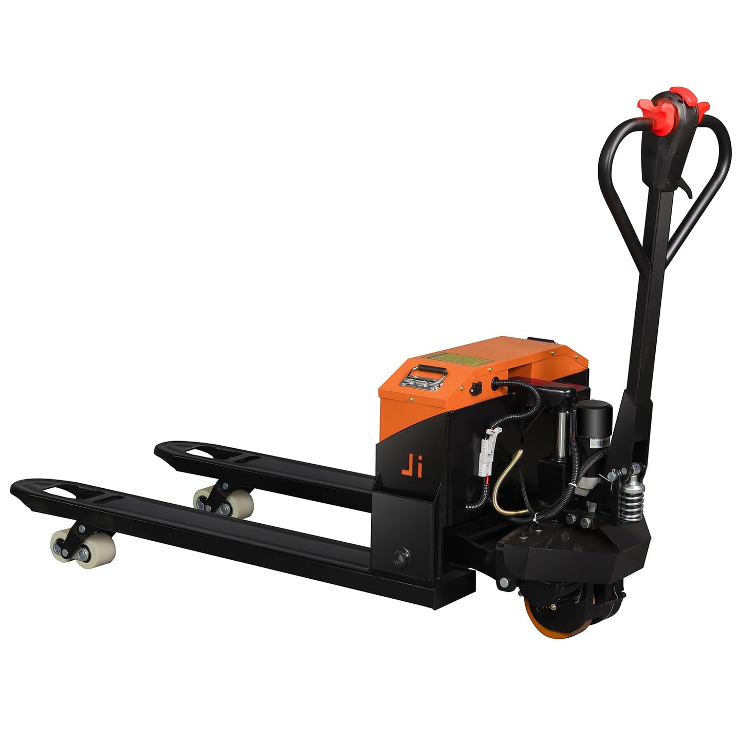 Electric Pallet Jack Truck 4409 lbs Capacity, Full Electric Pallet Lift Truck with 46.5 x 27 in Forks, 1000W Motor, 48V 20Ah Lithium Battery for Warehouse Material Handling