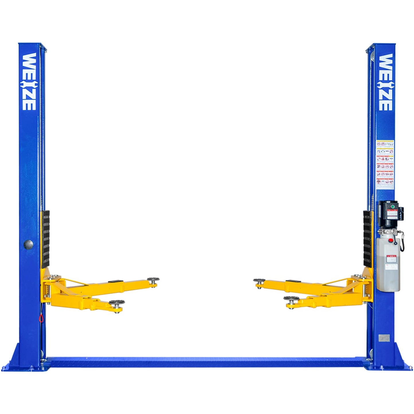 WEIZE 11000lbs Two Post Car Lift, Auto Lifts with 220V 3HP Motor, Double Safety Lock Release 2-Post Car Lift Hoist Equipment for Home Garage and Shop, Automotive Truck Clear Floor Hoist