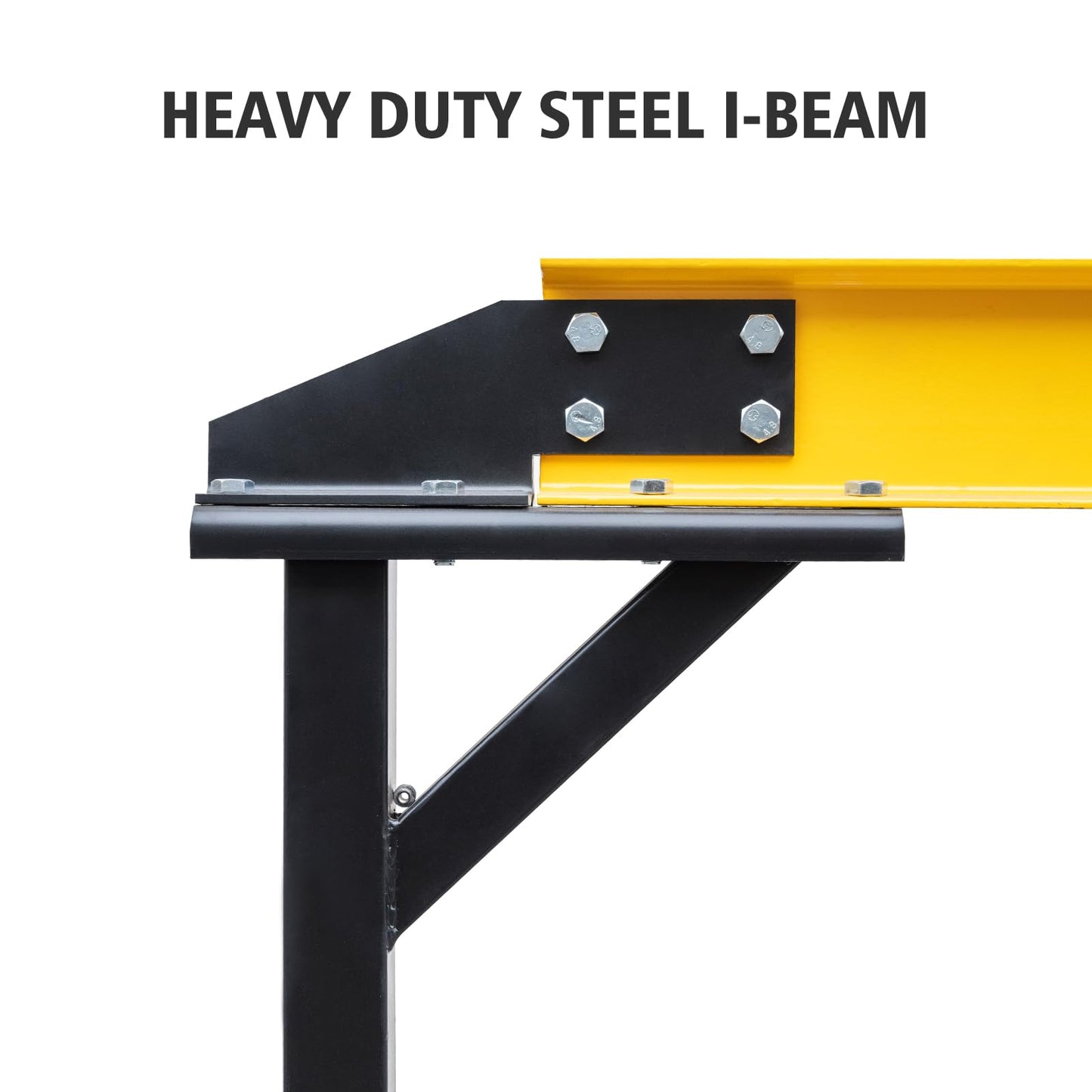 Garvee 2 T Adjustable Gantry Crane, 4000 LB Loading Capacity, Portable Shop Lift Hoist, Adjustable Height from 97 in to 141 in, Ideal for Factories, Construction Site, Warehouse, Car Repair