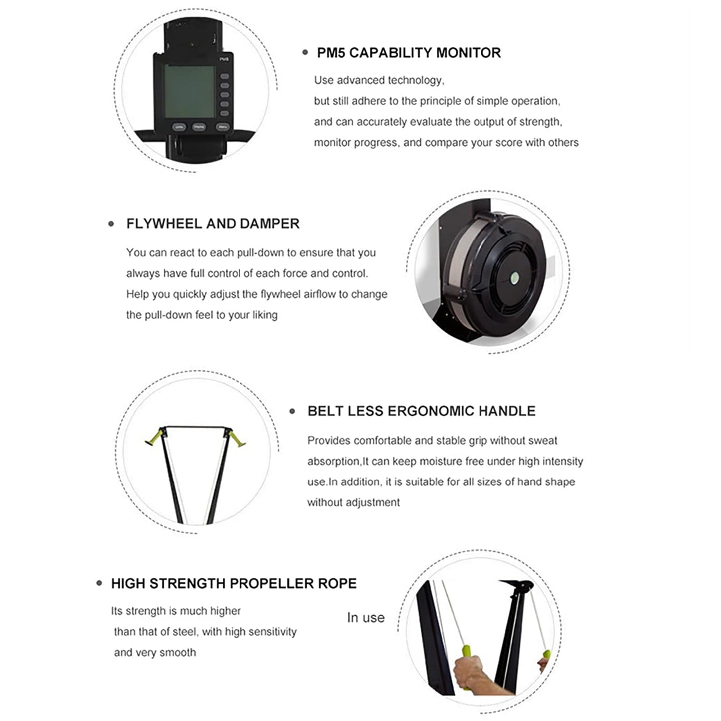 Ski Simulator Machine,Ski Machine, Ski Cross Trainer Machine with Display Monitor for Strength and Cardio Exercise - Home Gym Equipment for Legs, Ski Exercise Machine