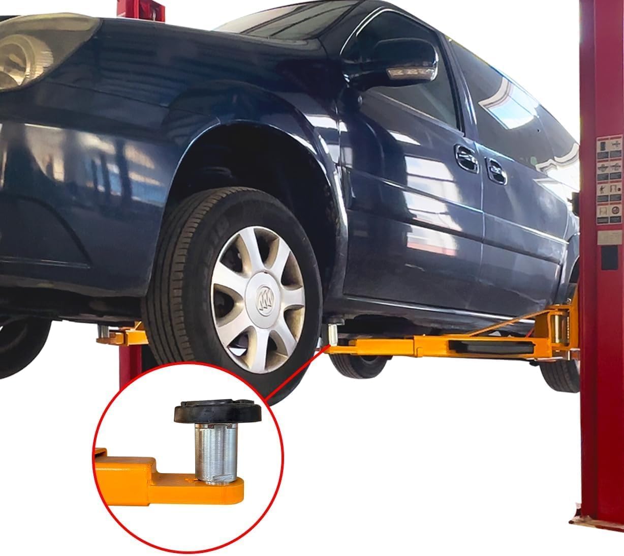 KT-M110 Professional 2 Post Car Lift, 11,000LBS Capacity Lift, Double S Design Column Space-Saving Clear Floor Design for Trucks, SUVs, Vehicles & Home Garage (KT-M110Y)