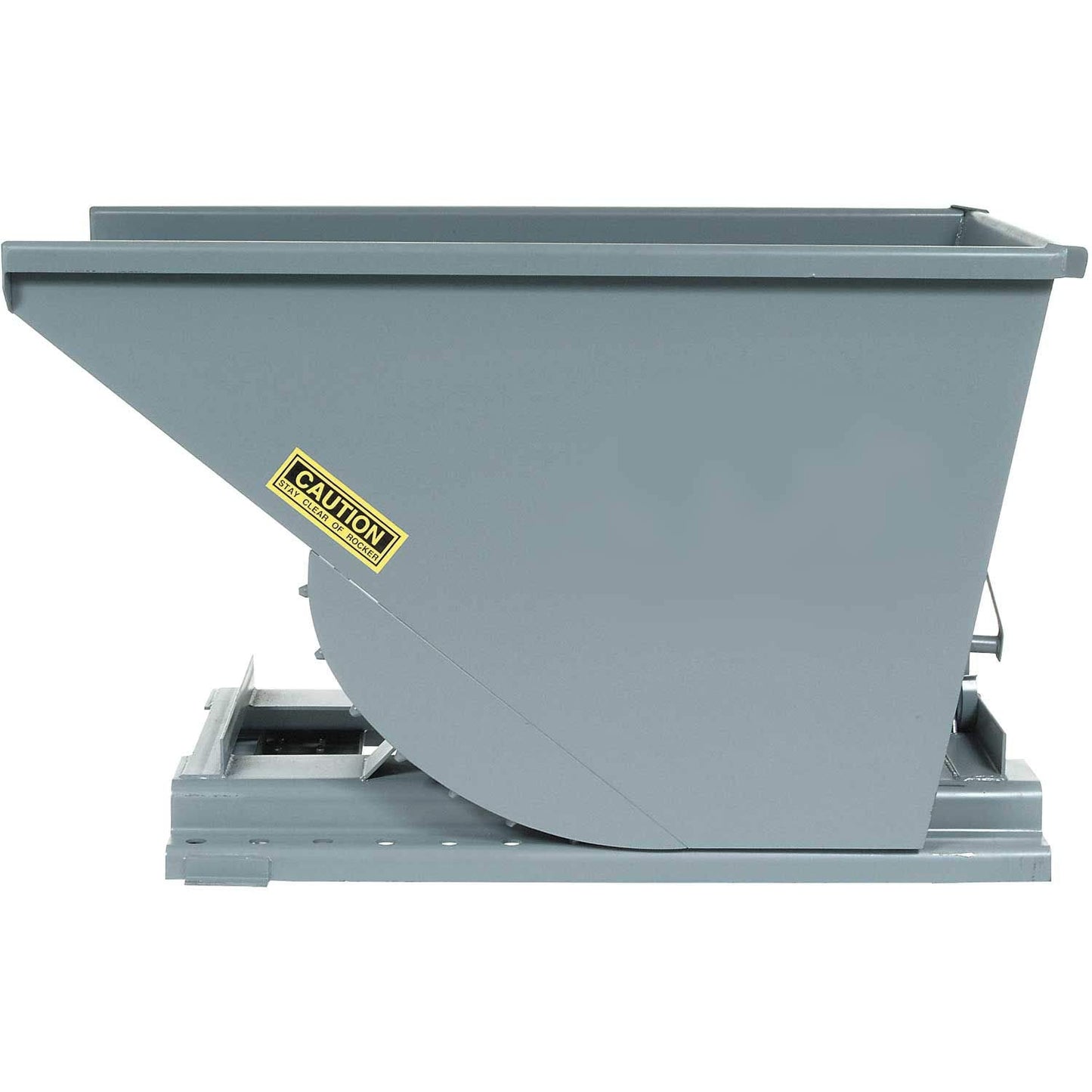 Global Industrial 2 Cu Yd Gray Medium Duty Self Dumping Forklift Hopper