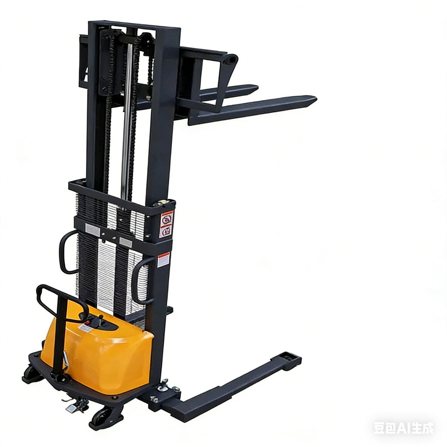 Electric Pallet Mover Stacker, Battery Powered Forklift Lift Truck, Walk Behind Hydraulic Stacking Equipment, Warehouse Pallet Handling Machine, Material Handling System