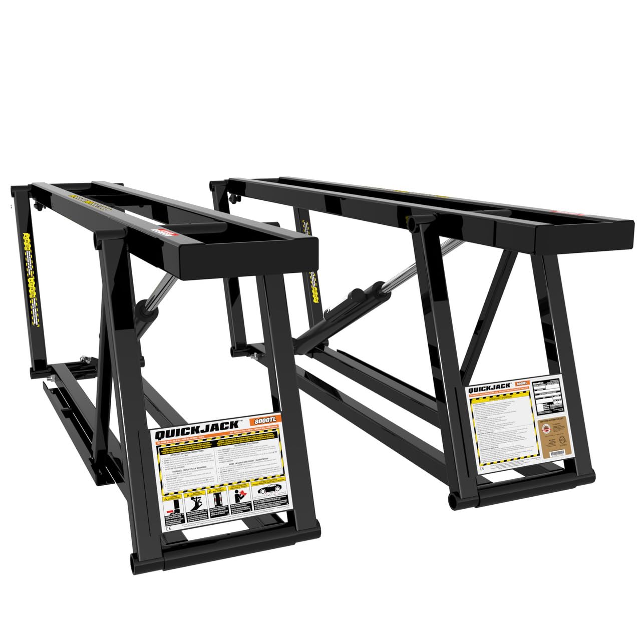 QuickJack 8000TL Portable Car Lift with 8,000lb Capacity, with 110V Power Unit, Safe & Portable Design Garage Lift for Home, Garage, Shop, or Mechanic Auto Repair