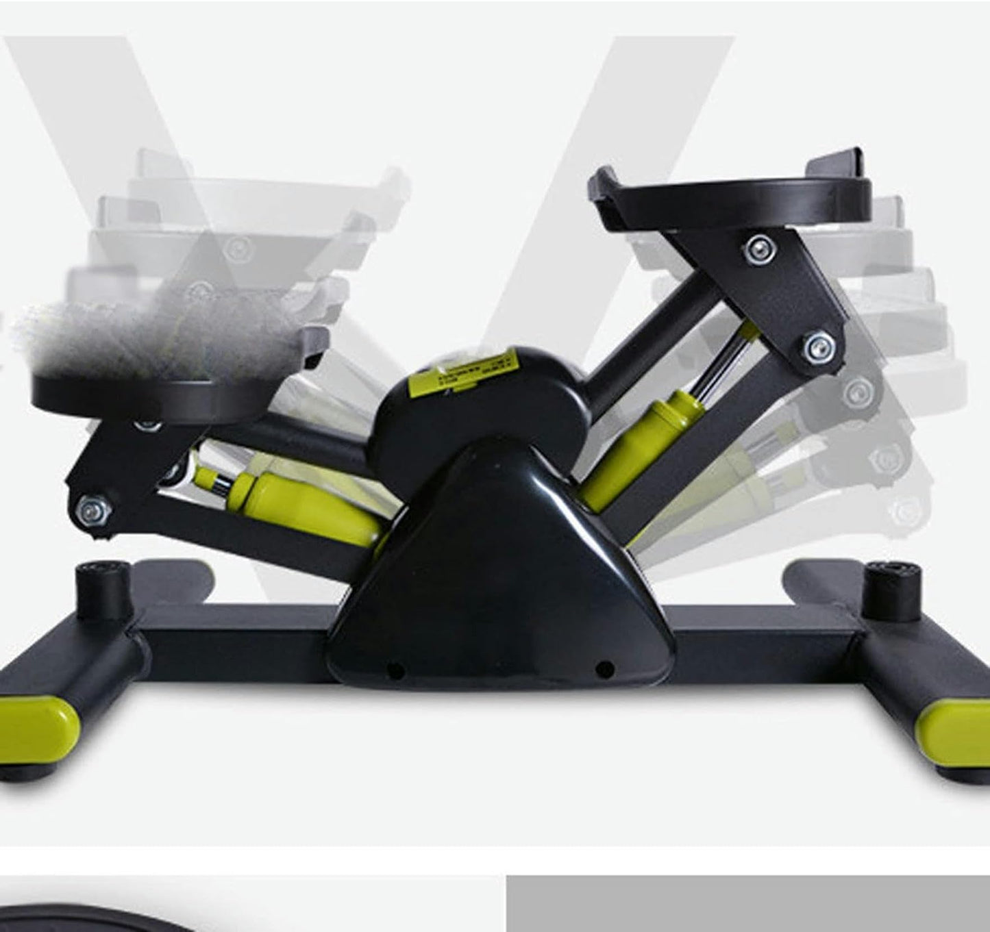 MOUNE Step Fitness Machines， Mini Stair Stepper for Exercise Fitness Aerobic Treadmills with Resistance Bands and LCD Monitor Lose Weight Quiet Pedal Machine
