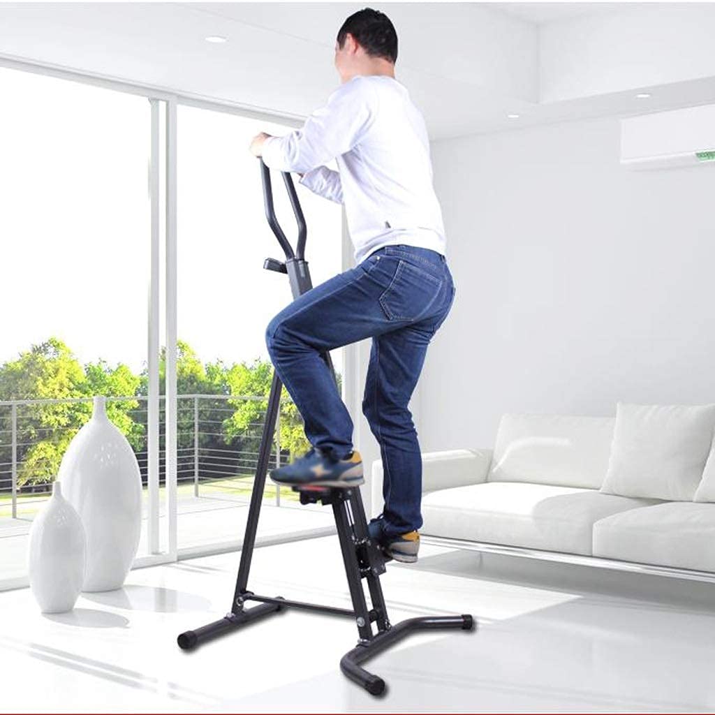 Vertical Climber for Home Gym, Heavy Duty Climbing Exercise Climber Folding Home Stair Climber Machine Cardio Body Worko
