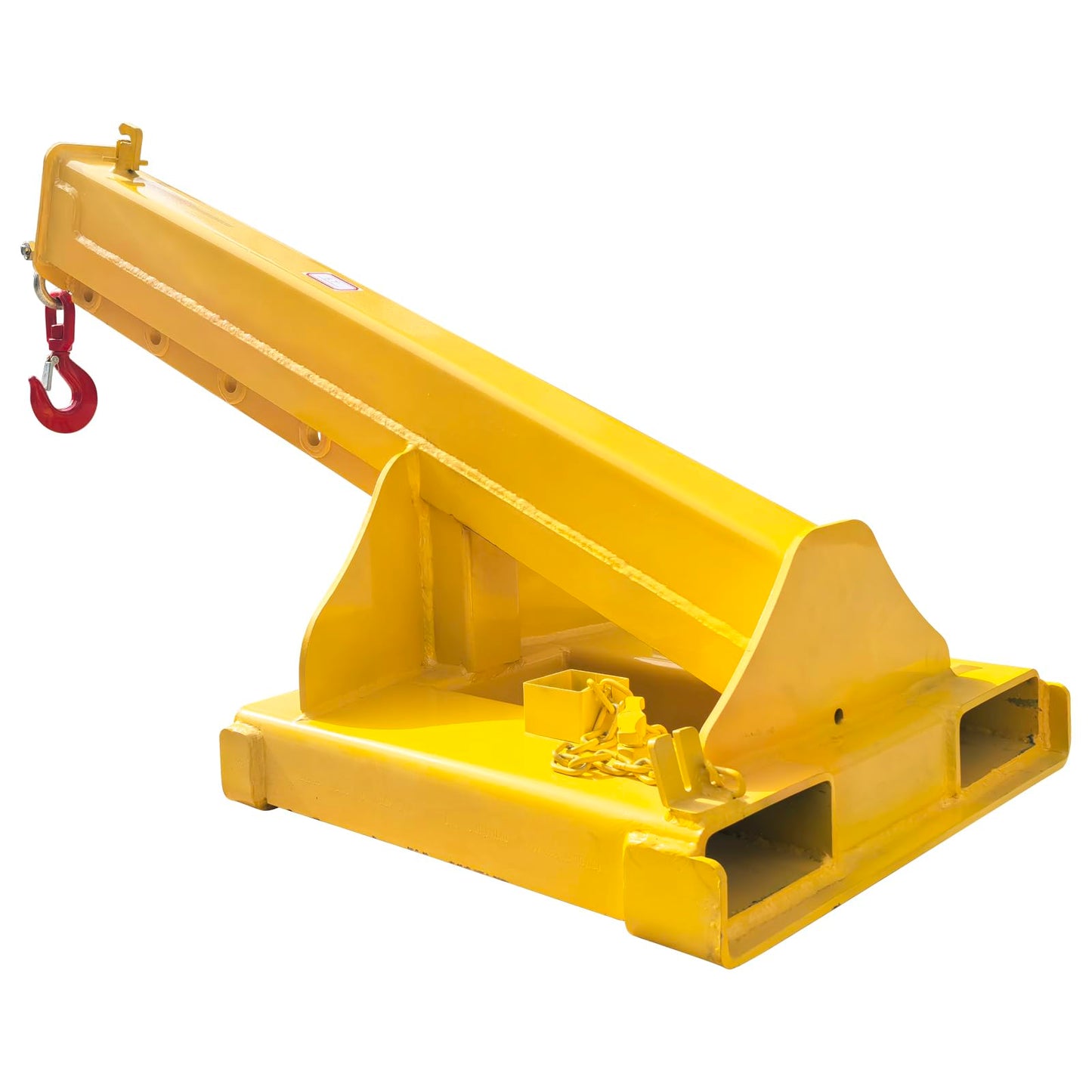 TECHTONGDA 8800LB/4T Capacity Forklift Jib Boom Crane, Manual Telescoping Boom Extends Up to 94.5 Inch, Mobile Crane Lifting Hoist, Telescopic Forklift Hoisting Attachment for Warehouse, Factories