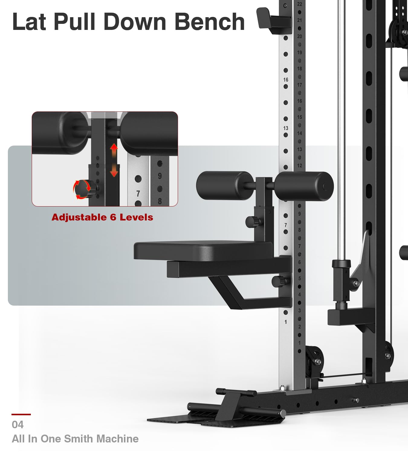 DONOW Smith Machine with Weight Stacks, Multi Function Home Gym System Training Power Cage Squat Rack Dual Cable Crossover Machine All in One