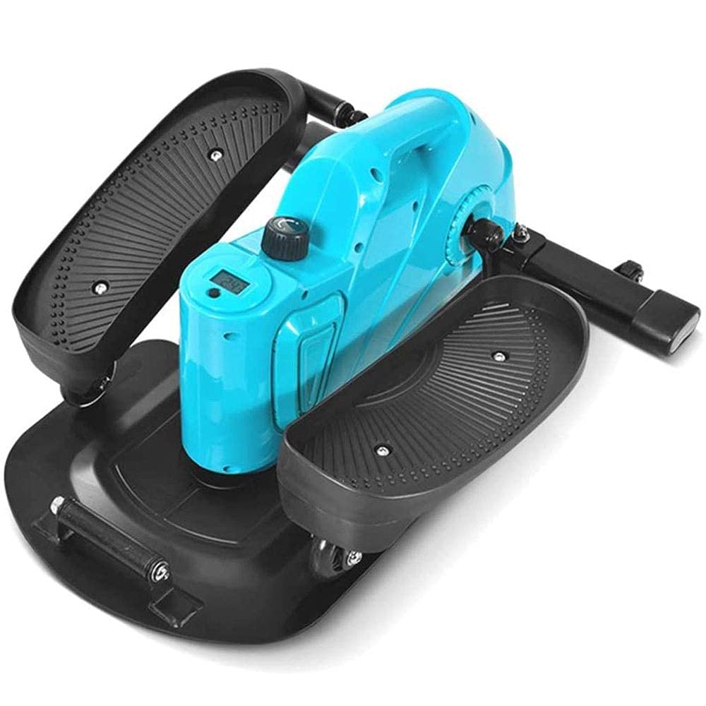 Mini Stepper Exercise Machine Fitness Swing Stepper Twister Stepper Up-Down Stepping Indoor Stair Stepper Portable Home Gym for Women and Man with Monitor for Full-Body Workout