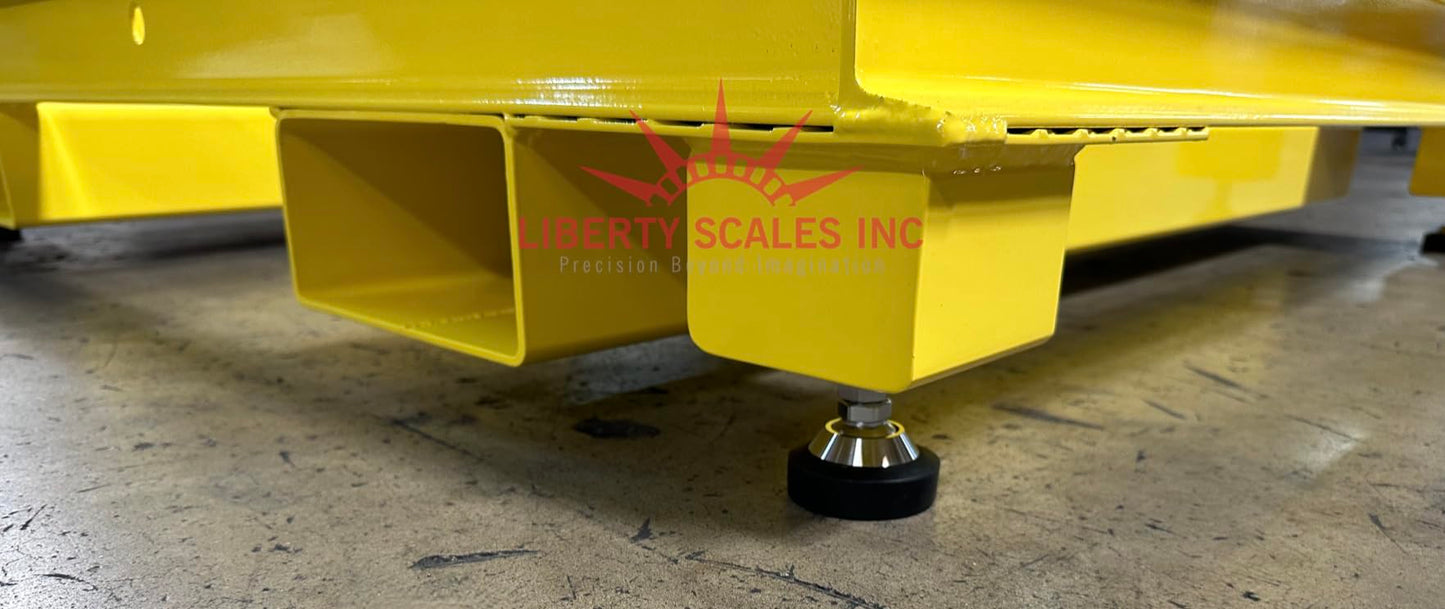 Liberty LS-800-PPF Industrial Portable 5' x 8' Pit Frame for 60" x 96" Floor Scales with Forklift Channel Easy Access