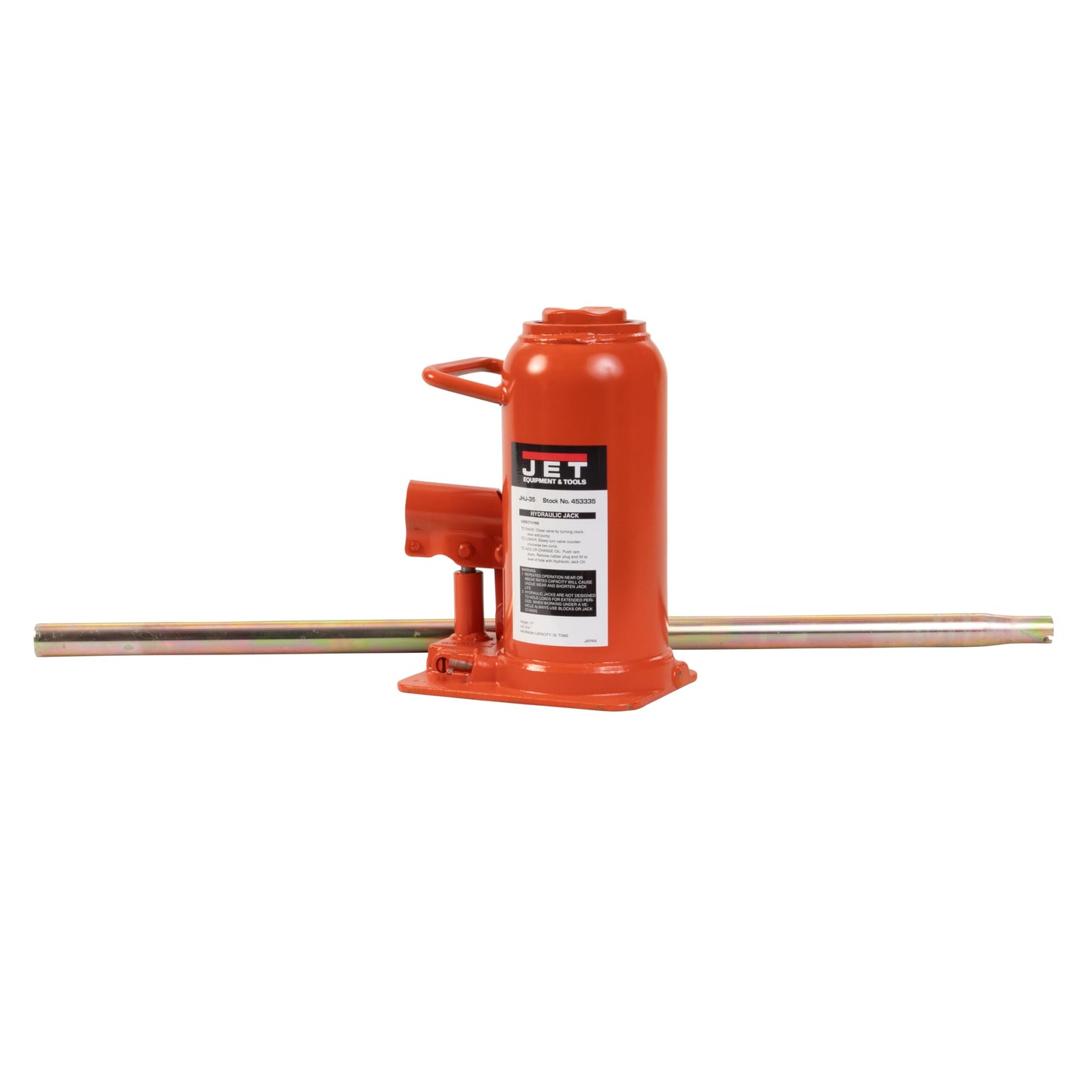 JET 35-Ton Hydraulic Bottle Jack w/ Handle (JHJ-35)