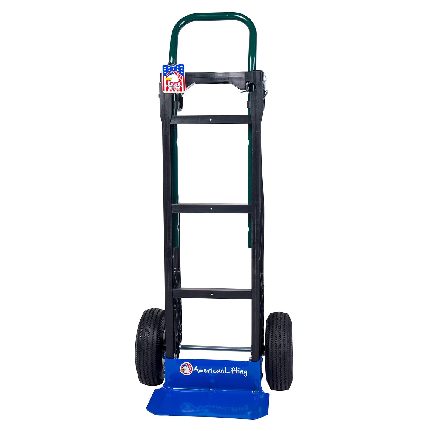 American Lifting 700 lb Capacity Ultra Lightweight Super Strong Nylon Convertible Hand Truck & Dolly