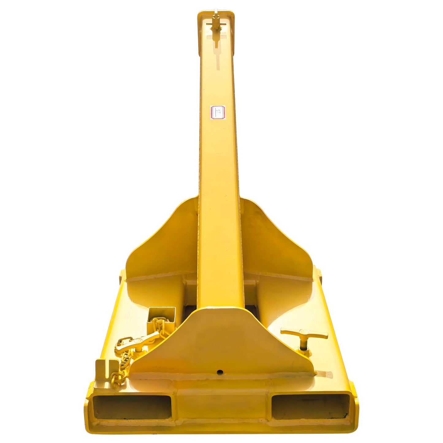 WYDDDARY Adjustable Mobile Crane Lifting Hoist Truss Jib Boom 11023.11LbS Capacity Forklift Telescopic Boom for Forklift Towing Handling(Angle Fixation)