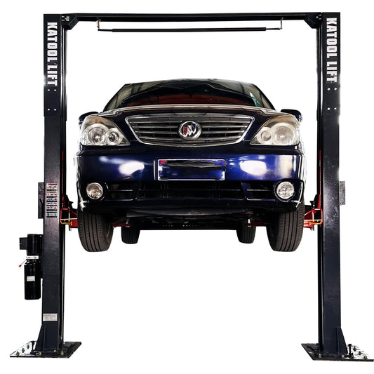 KATOOL 4.0HP 12000lbs Single Point Lock 2 Post Lift 220V AM120SD Car Lift Auto Lift Two Post Car Lift