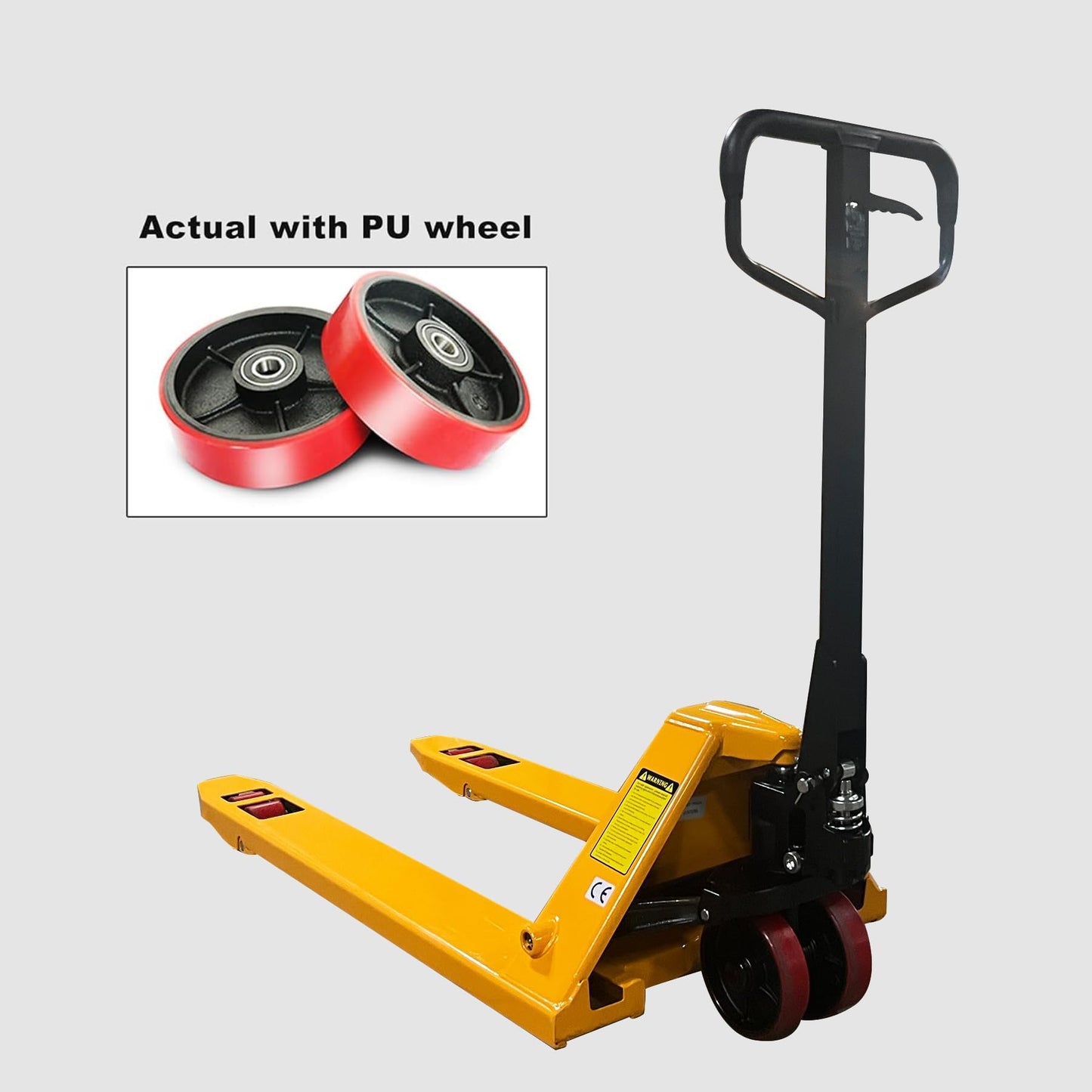 Tory Carrier Manual Heavy Duty Pallet Jack/Truck 7700lbs Capacity 48" L×27" W