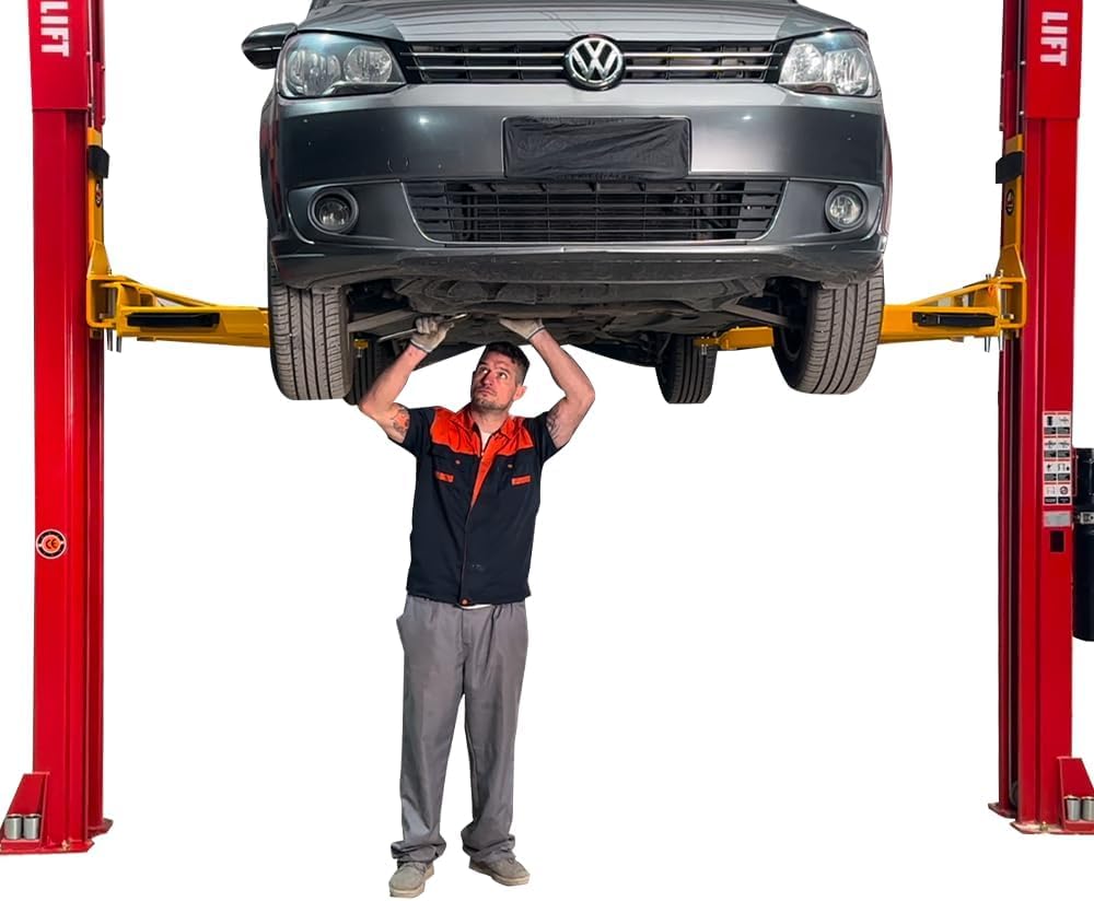 KATOOL 4.0HP 12000lbs 2 Post Lift Extra Height 167inch 220V Motor Two Post Clear Floor Car Lift Auto Lift Truck Lift