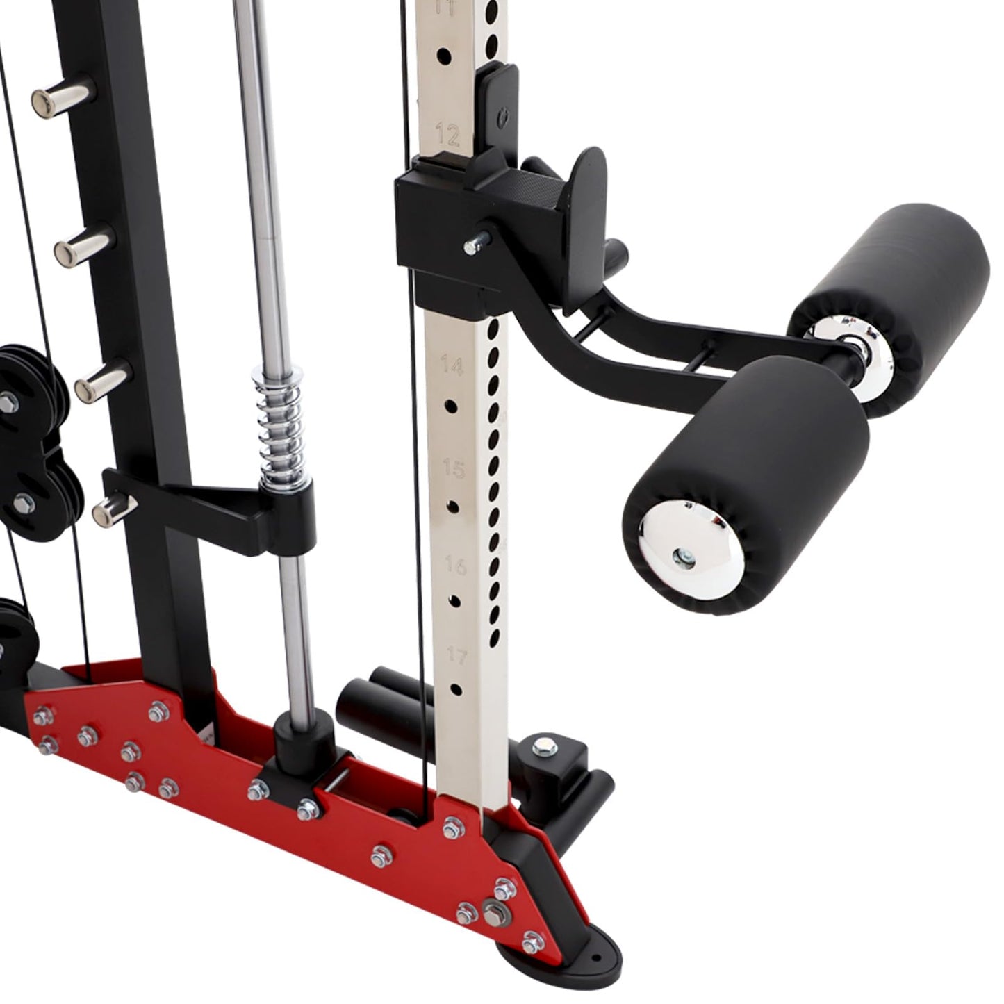 Altas Strength 3058G Smith Machine Home Gym with Dual 200lb Weight Stacks - 1,000lb Capacity Light Commercial All-in-One Power Cage, Counter-Balance System, 2.5mm Steel for Professional Training