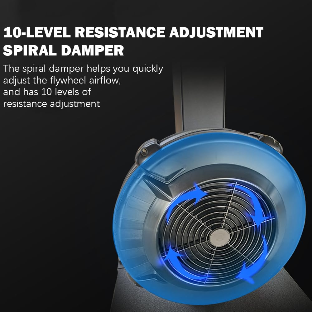 UPWONEA Indoor Ski Training Machine, Wind Resistance Ski Simulator, Full Body Fitness Trainer, Body Balance Training Machine, Stability Core Training