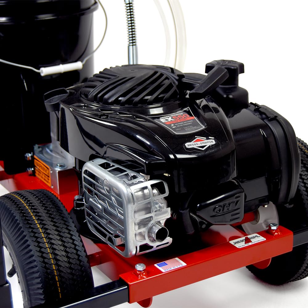 Athletic Field Airless Striping Machine (Model# 4250 Part# 10003947) | Pavement & Warehouse Striping | High Pressure | Light Weight | 3000 PSI Spray Pump | Fix Uneven Athletic Fields | Made in USA