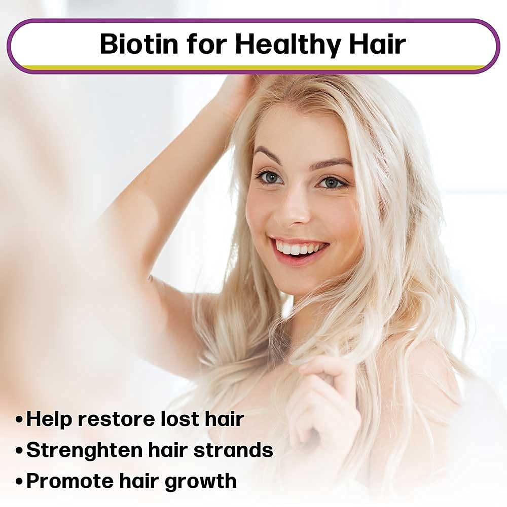 SBR Nutrition Biotin Liquid Drops, 5000mcg per Serving (60) 1.0Fl.oz (30ml) Vanilla