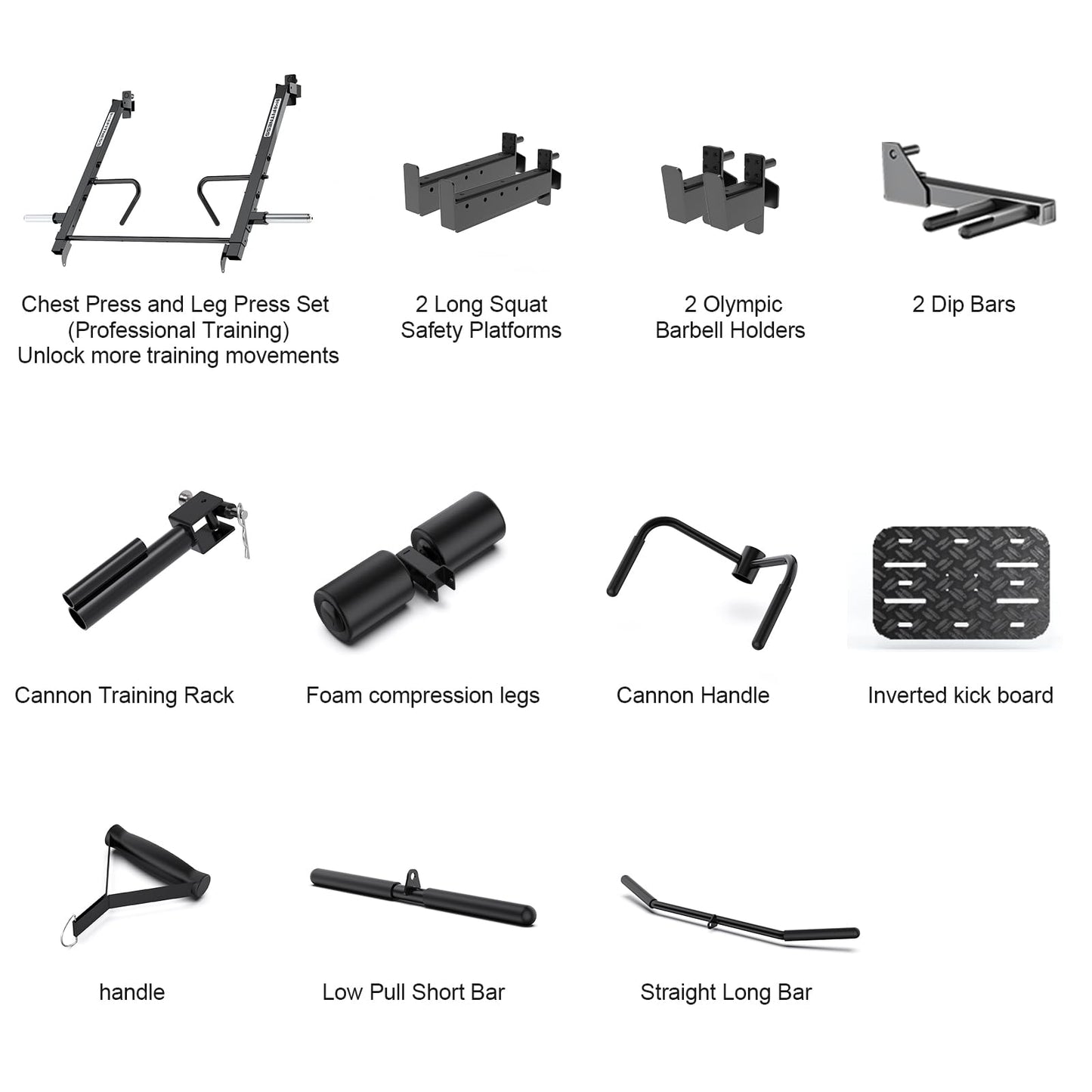 Strength Smith Machine Squat Rack Pull Up Bar Upper Body Strength Training Leg Developer Commercial Home Gym Strength Training (Smith Machine R8 PRO) (G8 Pro Package 3)