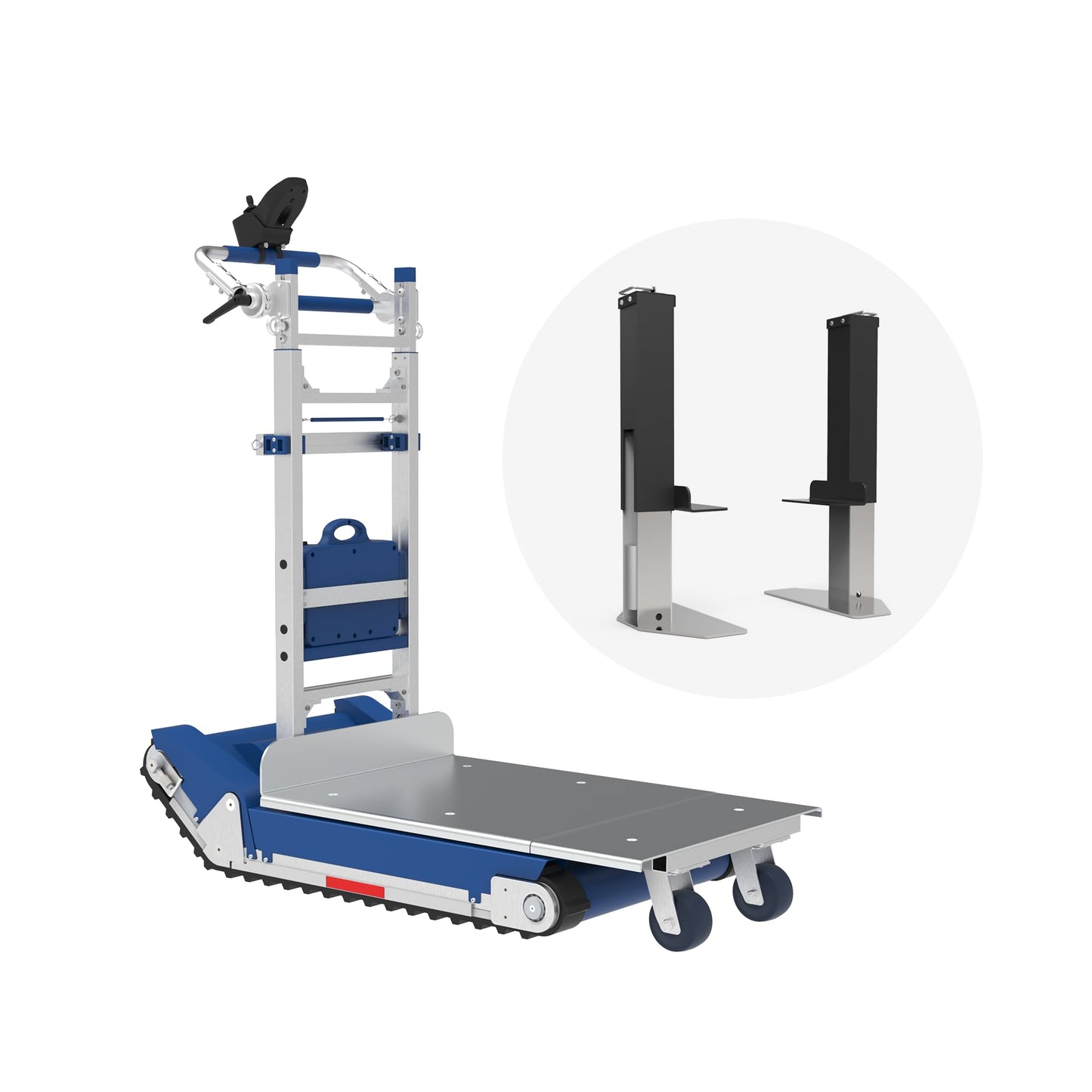 Electric Stair Climbing Dolly 925 lb Capacity Heavy Duty Stair Climbing Hand Truck with Electric Lifting System, Joystick Control, Easy to Operate