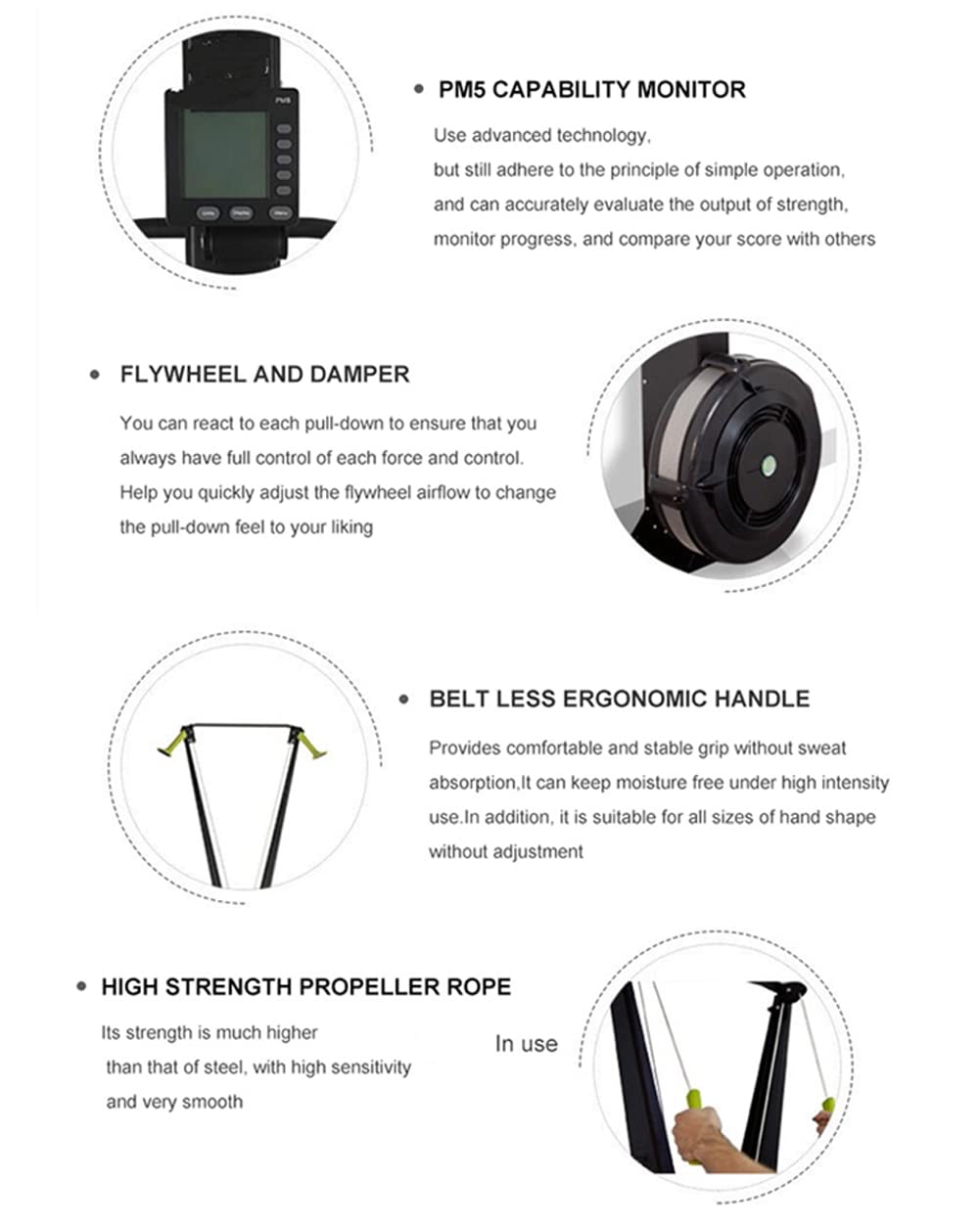 Ski Exercise Machine, Ski Machine with Display Monitor, Indoor Exercise Machine, Elliptical Cross Trainer, Indoor Ski Cross Trainer Machine, Cardio Exercise Equipment