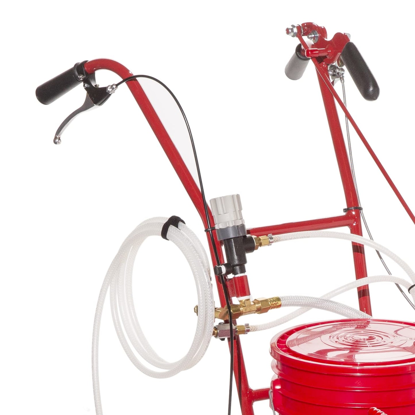 Newstripe EcoLiner SP Self-Propelled Field Striper (Part# 10004621) | Field Use Only | Heavy Duty 45psi Pump, Detachable Spray Gun, No Pressurized Tanks, 12V Battery | 2-Year Warranty | Made in USA