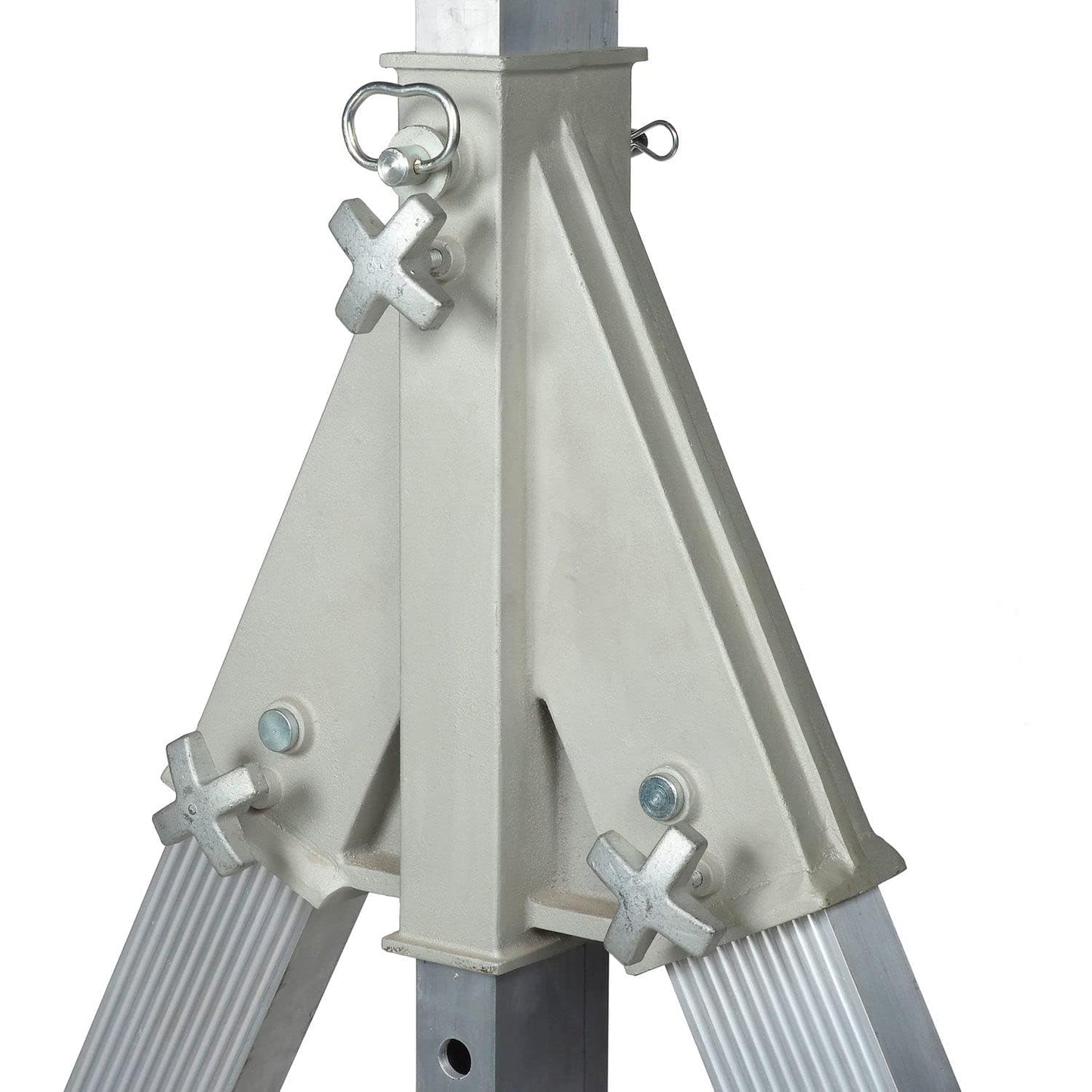 Global Industrial Aluminum Gantry Crane - KD, 2000lb Load Cap, Adjustable Height, 10'W I-Beam