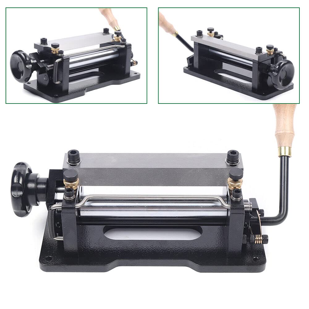 3FLQOOPP Manual Peeling Leather Splitter DIY Manual Ski Shovel Skin Machine Peeling Machine Edge Peeler for Width <7 cm Plant Leather Tanning Powder Set Stainless Steel Craft Tool