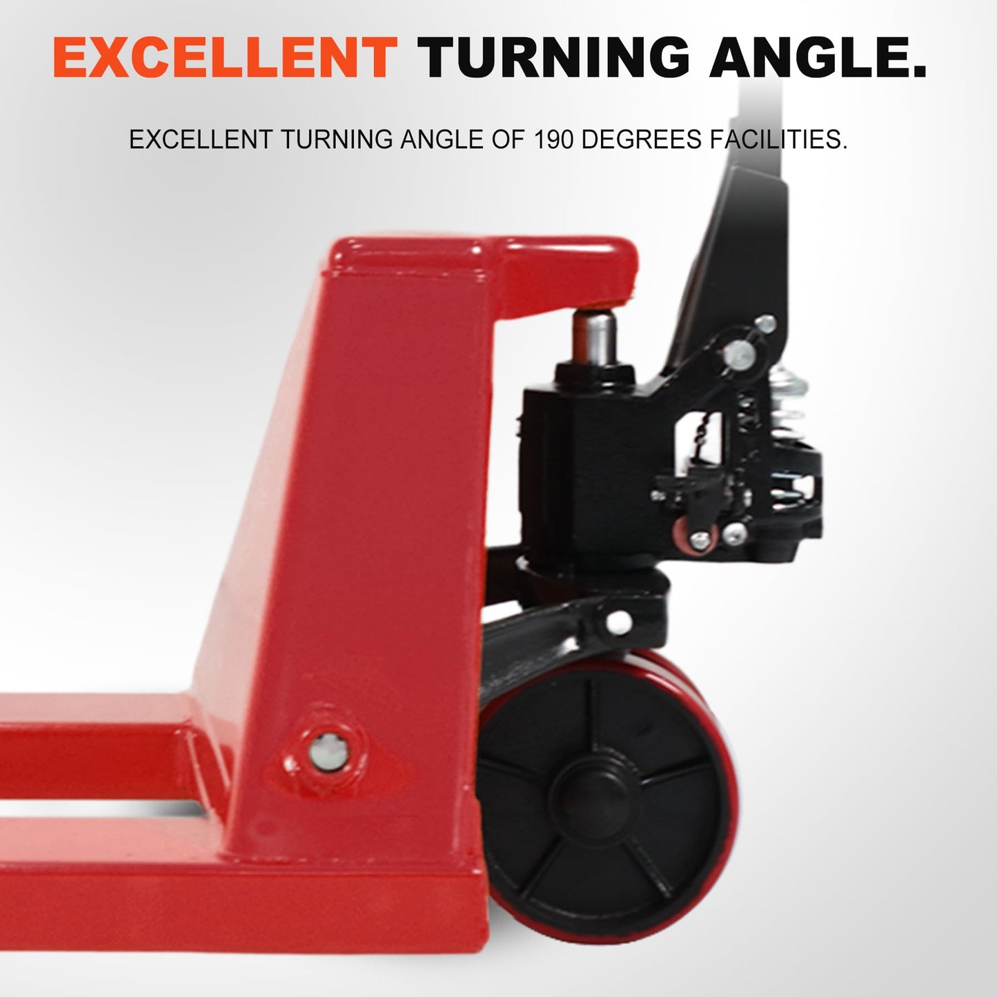 T Tory Carrier Pallet Jack Truck Manual Pallet Truck Lift 5500 lbs Capacity, 21 × 48 Forks Heavy Duty Pallet Jack with PU Wheels and Rollers