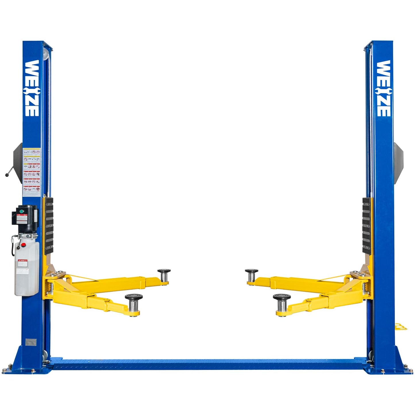 Weize 2 Post Automotive Car Lift, 12,000 lbs Capacity, 220V 4HP Powerful Motor with Single Point Lock Release for Repaire Shop