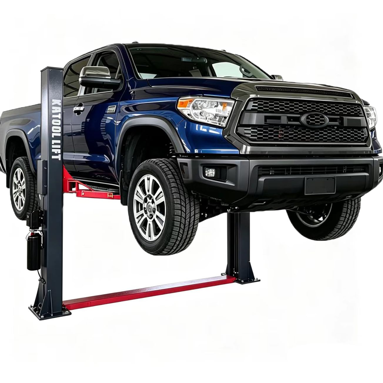 AUTOKATO KT-H120D 12000 Lbs 4.0HP Two Post Lift Single Lock Release Auto Lift Car Hoist 2 Post Truck Lift with Symmetric Arms & Dual Hydraulic Cylinders