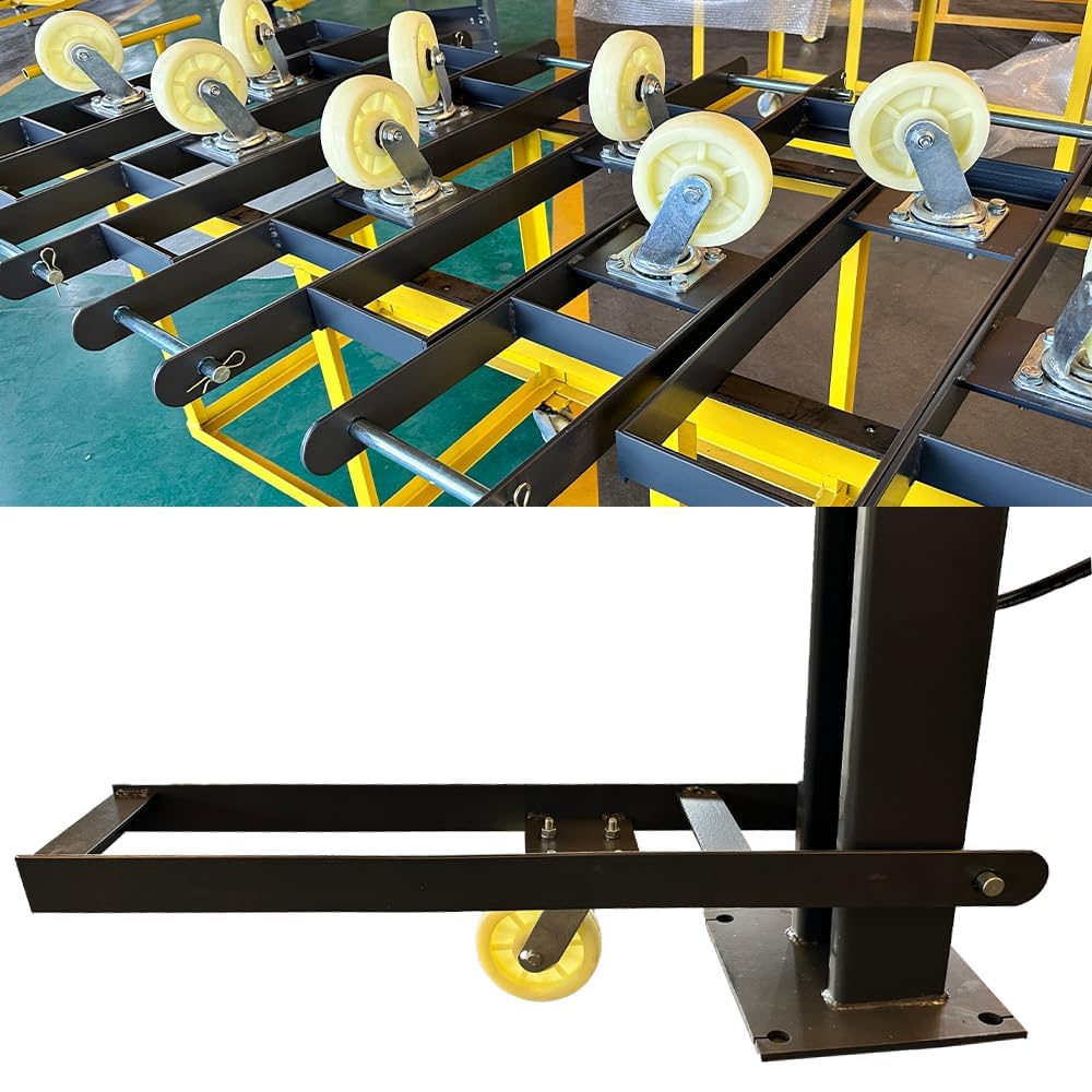 ‎KT-4H850 3.0HP Four Post Lift Car Truck Parking Hoist with Casters 8500Lbs Lifting Capacity Portable Storage Service Home Parking Lift