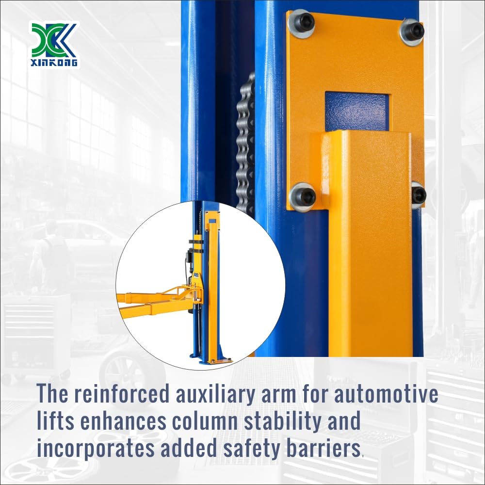 XK-1500 Two Post Auto Lift 3+3 Enhanced Lifting Arm Capacity 15000 Lbs Car Lift Truck Hoist with 36 Months Parts Replacement