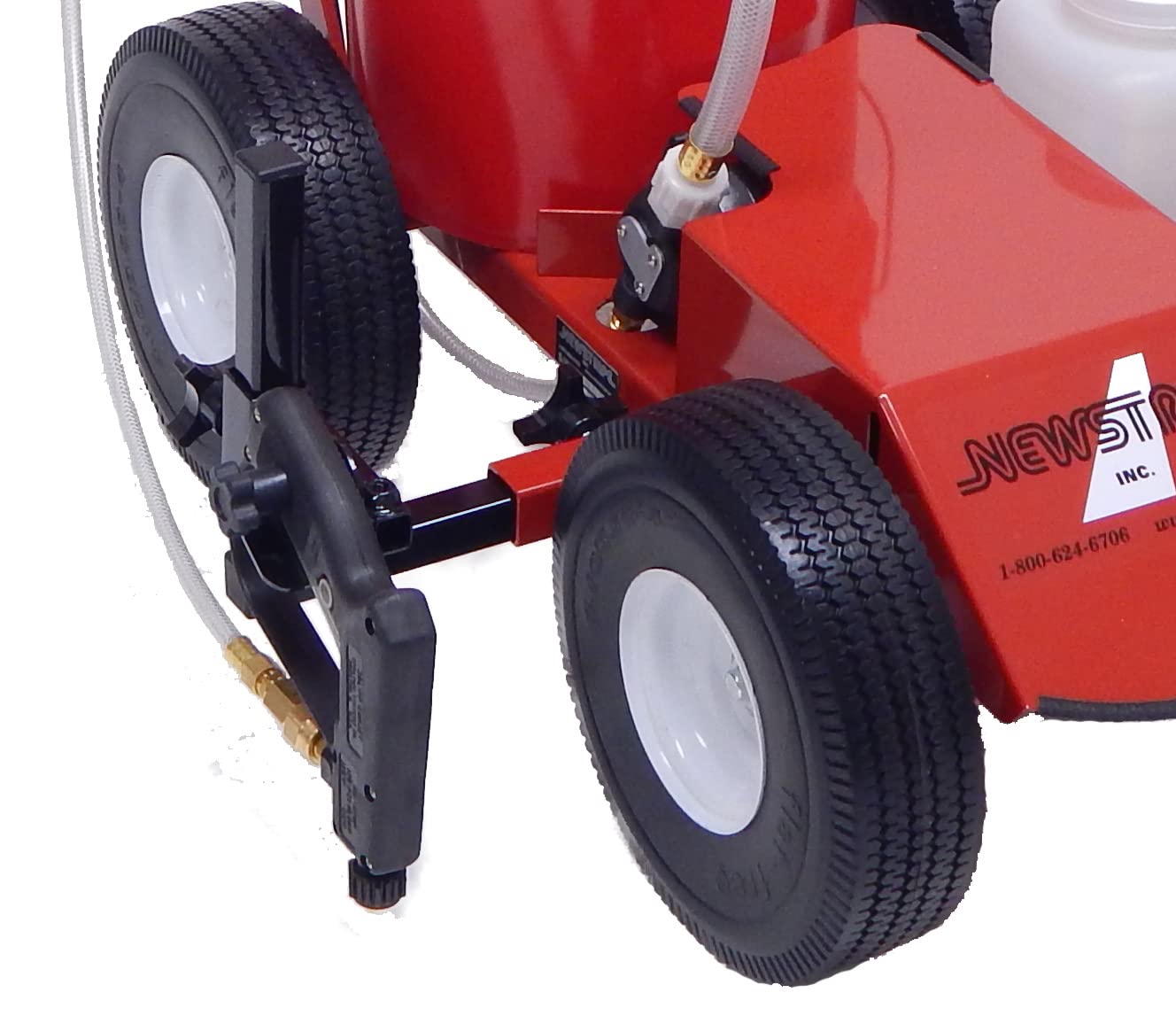Newstripe EcoLiner Plus Battery Powered Field Striper (Part# 10004484) Field Use Only | Heavy Duty Diaphragm Pump, Detachable Spray, 1 Gallon Cleaning Tank, 12V Battery | 2 Year Warranty | Made in USA