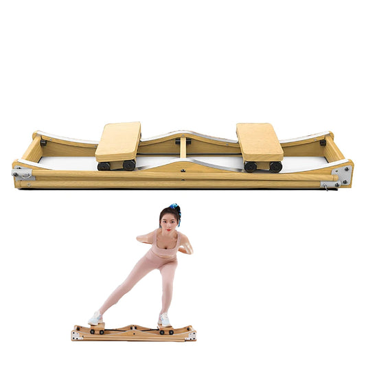 Home Skiing Machine, Ski Simulator Machine with Handle, 120kg Load Capacity, Premium Material and Longer Service Life, Stable Structure, for Training Muscles, Boosting Endurance, Balance