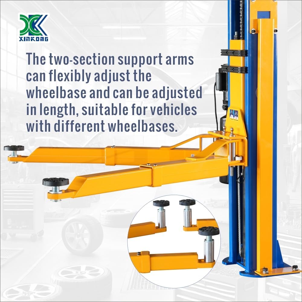 XK-L1150 Auto Lift Car Lift Capacity 11500 Lbs Overhead Truck Hoist 220V with 36 Months Parts Replacement