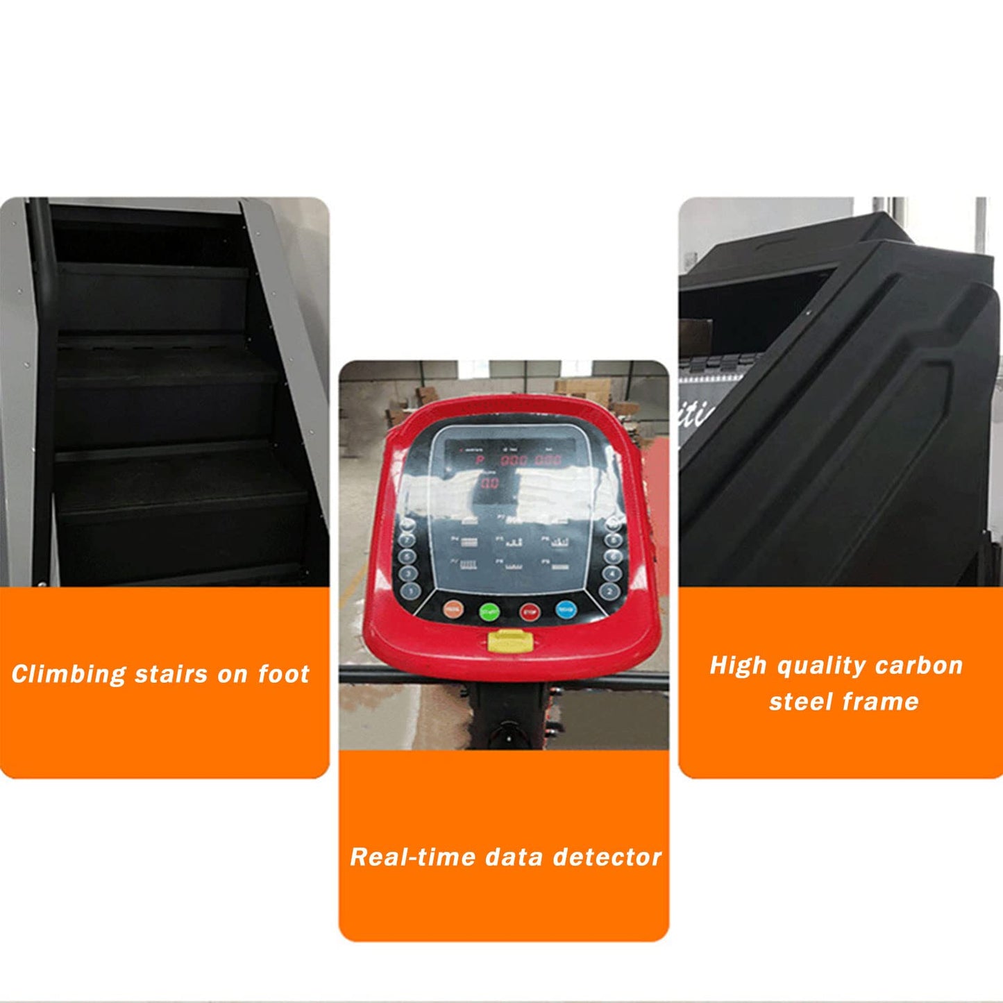 GAORUIFENG Stair Clim Training Machine Clim Machine Clim Stepper Aerobic Adjustable Speed Step Machine