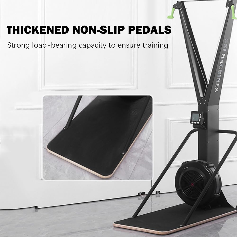 UPWONEA Large Wind Resistance Ski Machine, Full Body Training Indoor Home Use, Adjustable Resistance Ski Machine, Simulates Real Skiing, Multi-Venue Application