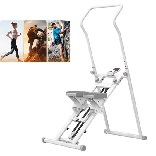 Vertical Stair Climbing Machine Fitness Equipment, Foldable Stepper, Vertical Stepper for Home Gym, Height Adjustable Vertical Stair Climbing Machine
