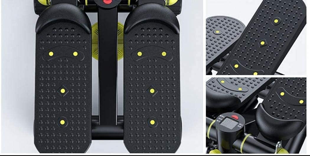 Mini Stepper for Exercise | Exercise Machine for Home Use | Small and Portable Cardio Machine | Stair Stepper for Home Use | with Resistance Bands and Digital Display